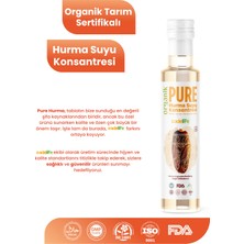 Zadelife Organik Hurma Suyu Konsantresi Fda Onaylı 250 ml