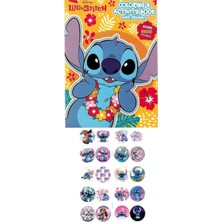 4'lü Bluey Karakterleri Mickey Mouse Barbie Min Boyama Kitabı Seti(Boyama, Sticker, Arka Kapak Maske)
