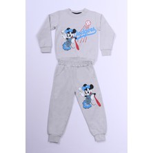 HÇM Erkek Çocuk Eşofman Takımı Mickey Mouse Baskılı B52