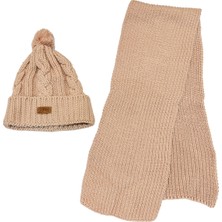  Benittokids Çocuk Ponponlu Bere Atkı Takımı 7017