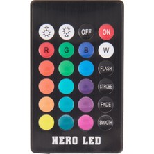 Hero LED 9W Rgb Uzaktan Kumandalı LED Ampul - Beyaz