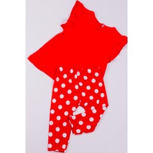 HÇM Kız Çocuk Takım Kapri Taytlı Ayıcık Baskılı A69