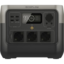 EcoFlow RIVER 2 Pro Taşınabilir Güç Kaynağı 768Wh Kapasite, 3x800W (X-Boost 1600W) - Ev Karavan ve Dış Mekan Kullanımı İçin LiFePO4 Bataryalı Jeneratör - (EcoFlow Türkiye Garantili)