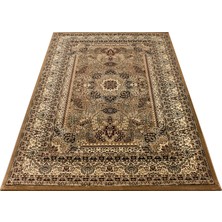 My Deco Carpet Klasik Desenli Halı Iran Tarzı Tasarımlar Bej Siyah Krem Renkler Oturma Odası Salon Mutfak Halısı