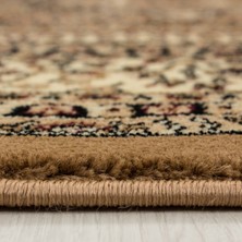 My Deco Carpet Klasik Desenli Halı Iran Tarzı Tasarımlar Bej Siyah Krem Renkler Oturma Odası Salon Mutfak Halısı
