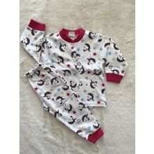 Nurcan Bebe Unicorn Kafalı Pijama Takımı