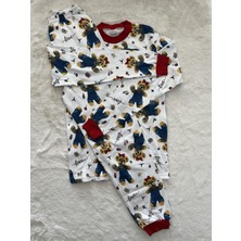 Nurcan Bebe Kurdelyeli Ayı Pijama Takımı