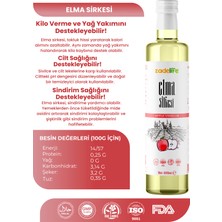 Zadelife Elma Sirkesi Net 500 ml