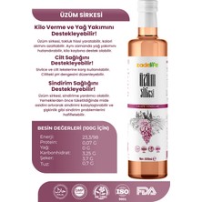 Zadelife Üzüm Sirkesi Net 700 gr