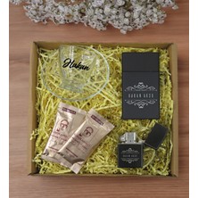 Bk Gift Kişiye Özel Isimli Dtf Cam Kahve Fincanı & Türk Kahvesi & Sigara Kutusu & Çakmak  Seti-6, Sevgiliye , Arkadaşa , Doğum Günü si