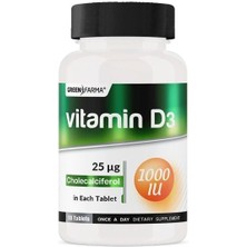 Green Farma Vitamin D3 1000 IU 90 Tablet