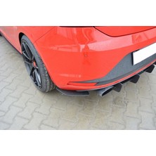 Seat Leon Mk3 Cupra Arka Tampon Splitteri Parlak Siyah 2012-2016