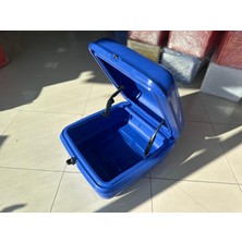 Motosiklet Servis Kurye Çantası Midi Box Mavi 110 Litre