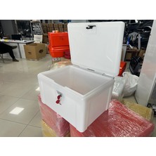 Motosiklet Pizza Servis Çantası Beyaz 90 Litre Köşeli
