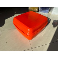 Motosiklet Servis Kurye Çantası Midi Box Turuncu 110 Litre