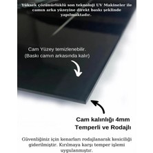 Taulart Ateş Için De Şaha Kalkan Görkemli Harika At Görseli Kırılmaz Cam Tablo Ev Ofis Iş Yeri Hediryesi