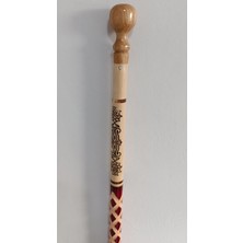 Baston Sarayı Topuz Başlı Baklava Desenli Baston