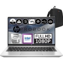 Hp Probook 440 G9 Intel Core I5 1235U 8gb 512GB SSD Intel® Iris® Xᵉ Grafik Windows 11 Pro 14" IPS Fhd Taşınabilir Bilgisayar 9M3M4ATP02+ Zetta Çanta