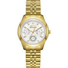 Slazenger SL.09.2408.4.08 Quartz Çelik Altın Rengi 41 mm Erkek Kol Saati