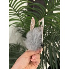 Özel Lastik Ponpon Peluş Çocuk Tokası, Puantiyeli Lastik Toka 201 273