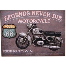 Metal Motosiklet  Duvar Dekoru GK0062