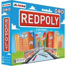 Redka Emlak Ticaret Oyunu Redpoly Redka Monopoly Monopoli Strateji Oyunu Aile Oyunu Eğlenceli Kutu Oyunu