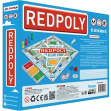 Redka Emlak Ticaret Oyunu Redpoly Redka Monopoly Monopoli Strateji Oyunu Aile Oyunu Eğlenceli Kutu Oyunu