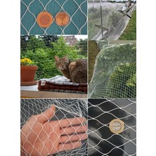 Polatoğlu Tarım 2,50 x 15 Metre Kuş Filesi, Balkon Filesi, Kedi Filesi, Kuş Önleme Filesi, Kuş Kedi Filesi, Balkon Kuş Önleme Filesi