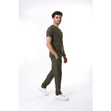 Tbuniform Haki Likralı Üniforma