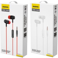 Dudao X10A - Kulak Içi Kablolu Kulaklıkjak Girişli Kırmızı