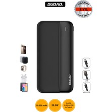 K4S 10.000 Mah Powerbank  22.5W Hızlı Şarj Beyaz