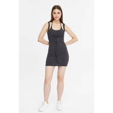 Askılı Korse Mini Elbise