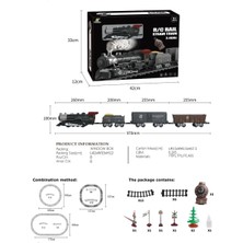 Oyuncak Tren Işıklı Sesli Buharlı Uzaktan Kumandalı Tren