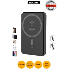 K14S - 5.000MAH Magsafe Kablosuz Powerbank 20W Hızlı Şarj