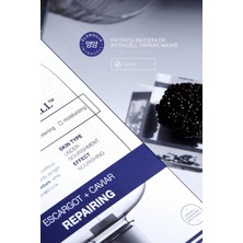 Escargot Havyar Onarıcı Nemlendirici Yaprak Maske Intracell Caviar Repairing Mask