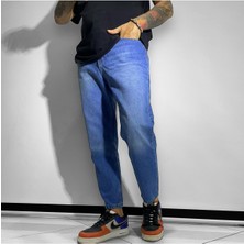 Higo Basic Mavi Boyfriend Jean