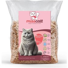 MissCatt %100 Doğal Pelet Kedi Kumu 20 lt/10 kg, Doğal, Kokusuz, Çam Peleti