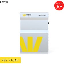 WERER ENERGY 48V 200Ah 10.8kW LiFePO4 WPU Series Bluetooth’lu Lityum Demir Fosfat Akü