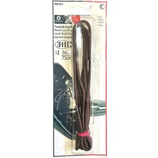 Özel Lastik Kahverengi 3 mm 75 cm Yuvarlak Ayakkabı Bağı, Bir Çift Ayakkabı Bağcığı 990 074