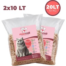 MissCatt %100 Doğal Pelet Kedi Kumu
2 Adet 10 LT/5 KG Doğal, Kokusuz, Çam Peleti