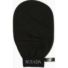Ruiada +80 Factor Siyah Banyo Duş Kesesi Peeling Eldiveni %100 Floş İpek Premium Kadın Ve Erkekler İçin