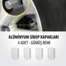 Alüminyum Sibop Kapağı 4'lü Set