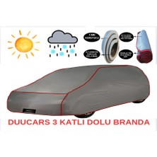Duucars 3 Katlı Dolu Darbe Koruyucu Citroen C5 Aircross Araba Brandası Oto Branda Araba Çadırı