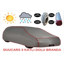 Duucars 3 Katlı Dolu Darbe Koruyucu Mazda Cx3  Araba Brandası Oto Branda Araba Çadırı