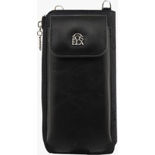 Sosela 67-7171 Kadın Kumaş Siyah Çarpraz Askılı Çanta