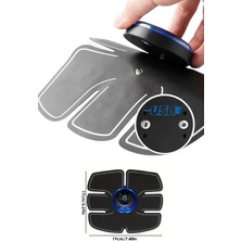 Dahaus Dijital Karın Kası Geliştirici Göbek Kas Ems USB Kablosuz