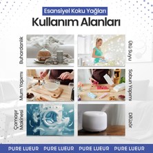 Pure Lueur Nane ve Okaliptüs Esansiyel Uçucu Koku Yağı Buhurdanlık Yağı Difüzör Esansı Küre 10 ml