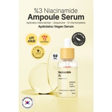 %3 Niacinamide Içeren Aydınlatıcı Vegan Serum Yeppda Niacinamide %3 Ampoule Serum 50ML Büyük Boy