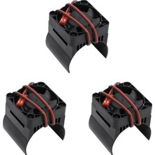 Studios 3x 42MM Motor Soğutma Fanı Isı Emici 1/10 E-Zirvesi Arrma 1/8 Kraton Talion Rc Araba, Siyah (Yurt Dışından)