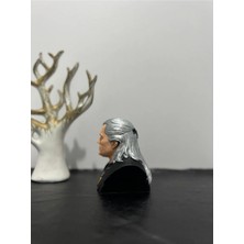 Karga Works The Witcher Rivialı Geralt Büst Figür 10CM Boyalı - The Witcher Geralt Of Rivia